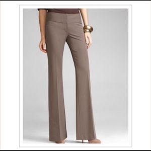 Low Rise Flare Wide Waistband Editor Pant